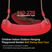 Child Outdoor Patio Swing Belt Seat Toys Environmental Plastic Garden Tree Swing Rope Seat Molded For Garden 2024 - buy cheap