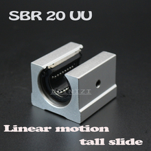 4pcs/lot SBR20UU SBR20 Linear Bearing 20mm Open Linear Bearing Slide block 20mm Linear Rail CNC parts linear Guide Free Shipping 2024 - buy cheap
