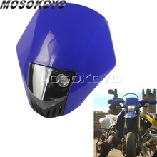 Мотоцикл Dirt Bike светодиодные фары для мотокросса для Honda KTM Yamaha WRF250 400 426 450 YZ TTR WR XT MX внедорожник Supermoto 2024 - купить недорого