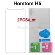 Película de vidro temperado para homtom h5 5.5, protetor 9h à prova de arranhões, película protetora para telefone móvel, 2 peças 2024 - compre barato