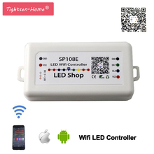 Tira de luces led SP108E, control inteligente, Wifi, pixel, por teléfono, iOS, Android APP, para WS2811, WS2812B, WS2813, SK9822, APA102, DC5-24V 2024 - compra barato