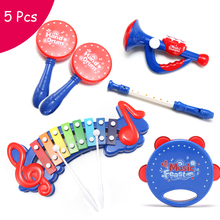 Brinquedo musical infantil, violão de 8 note, brinquedo musical com chocalho educacional para desenvolvimento de trompetes, brinquedo musical de bater no cérebro, para crianças, 2018 2024 - compre barato