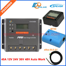 Солнечное зарядное устройство 48 В, маленькая электростанция EPEVER PWM series VS4548BN 45A 45 А, контроллер, функция bluetooth 2024 - купить недорого