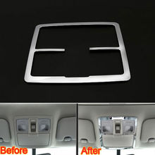 BBQ@FUKA Chrome ABS Car Roof Dome Front Reading Light Lamp Cover Trim Styling Sticker Fit For Kia Sportage R 2011-2015 2024 - buy cheap