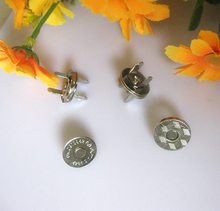 20Sets/lot  14mm Silver Tone Strong Magnetic Buttons Purse Snap Clasps/ Closure for Purse Handbag 2024 - buy cheap