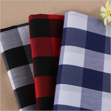 1.42m width 1m long Wholesale cotton twill flannel cloth sanding fabric and yarn dyed Plaid Shirt cloth 2024 - buy cheap