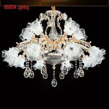 vintage Glass lampshade Chandeliers Light For Penthouse Living Room Suspension luminaire Led Chandelier for Hotel Lounge lustre 2024 - buy cheap