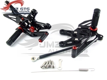 Motorcycle CNC Adjustable Rear Set Rearsets Footrest Foot Rest For  KAWASAKI ZX10R 2006-2007 2024 - buy cheap