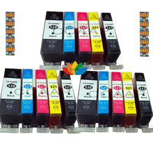 Cartuchos de tinta para impressora inkjet canon 520 521, compatível com 15 peças 2024 - compre barato
