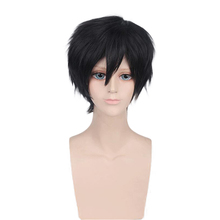 Peluca corta de Anime para hombres y mujeres, pelo sintético resistente al calor, Sword Art Online Kirigaya Kazuto negro, disfraz de Cosplay de Santo Kirito 2024 - compra barato