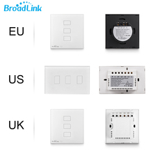 Broadlink TC2 3Gang EU US UK Touch Light Switch Wireless Remote Wifi Switch 3G 4G Remote Control Switch For Smarthome Automation 2024 - buy cheap