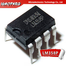 Amplificadores operacionais lm358 lm358p, amplificadores dip-8 operacionais-op-amp duplo op amp novo original, com 10 peças 2024 - compre barato