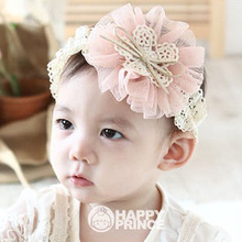 TWDVS Kidls Flower Headbands Water Soluble Elastic Band Headwear Newborn Flower Hair Accessories W057 2024 - buy cheap