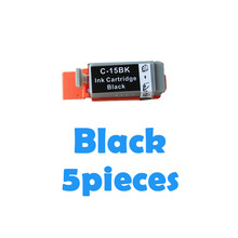 5pcs Black Compatible Ink Cartridge BCI15 BCI-15 BCI 15 For Canon i70 i80 SELPHY DS700 DS810 PIXMA iP90 mini220 Printer ink 2024 - buy cheap