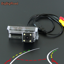Bigbigroad câmera traseira com trilhos de trajetória dinâmica, inteligente, visão ccd, para toyota reiz prium 2005, 2006, 2007, 2008, 2009 2024 - compre barato