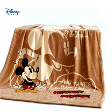 disney mickey mouse blanket throw cartoon 3d Coral Fleece bed cover boy kid bedspread 150*200cm soft blanket twin single size 2024 - buy cheap