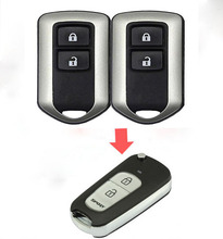 2 Buttons Replacement Modified Flip Folding Remote Key Case Shell For Toyota New Vios Yaris Highlander Fob Key Cover 2024 - buy cheap