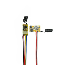 A Transmissão de energia DC3.7V 5 V 12 V Mini Relé Receptor Transmissor NF COM Aprendizagem Momentary Alternar TX RX PCB Iluminação 50 PCS