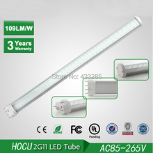 Wholesale - 2G11 LED Tube 9W 2835 SMD 225mm PL Tube bulb high Power Fluorescent 60 Watt replacement 110V 220V Free Shipping 2024 - buy cheap