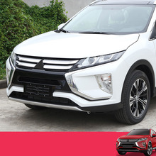 Car Front Rear fog lampshade Cover Trim Strip Frame Lamps Car-styling Strips Decoration For Mitsubishi ECLIPSE CROSS 2018 2019 2024 - buy cheap