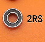 10 шт. MR126-2RS MR126RS MR126 радиальный шарикоподшипник 6x12x4 мм, Миниатюрный подшипник ABEC3, черное уплотнение 2024 - купить недорого