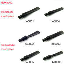 RU-MUXIANG 6 Pcs/lot Smoking Pipe Specialized Mouthpiece 9mm Filter Handmade Tobacco Pipe Acrylic Taper Mouthpiece be0001-be0006 2024 - buy cheap
