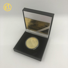 Elvis Presley Gold plated Meta Commemorative Coin The King of Rock 'n' Roll Gold Coin for Collection souvenir with nice gift box 2024 - buy cheap