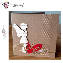 Piggy craft corte de metal morre molde anjo da guarda letras scrapbook papel ofício faca molde lâmina punch stencils morrer 2024 - compre barato