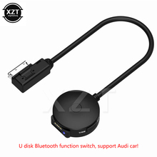 Bluetooth AUX приемник кабель адаптер для VW Audi A4 A5 A6 Q5 Q7 после 2009 аудио медиа вход AMI MDI интерфейс Поддержка u диск 2024 - купить недорого