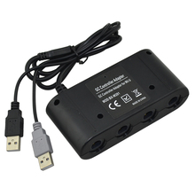 Convertidor de reproductor de 4 puertos para adaptador de controlador de GameCube, para Wii U 2024 - compra barato
