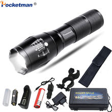 Super Bright XM-L T6 L2 LED Flashlight Rechargeable Zoomable Linternas Torch Waterproof Lamp by 1*18650 or 3*AAA Hand Light 2024 - buy cheap