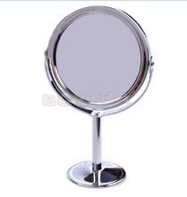 Espelho de maquiagem cosmética, espelho de dupla face redondo e lupa 2024 - compre barato