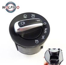 WOLFIGO nuevo interruptor de luz principal para 2.5L 2.6L VW Passat CC B6 Golf Jetta MK5 MK6 5ND94143 2024 - compra barato