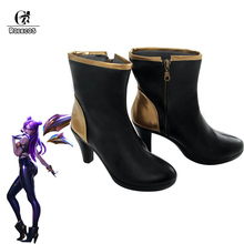 ROLECOS KDA KAISA Cosplay Shoes LOL KAISA  Cosplay Boots Women Shoes K/DA KAISA High-Heeled Shoes Boots 9CM 2024 - buy cheap