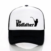 Summer Fashion Adult The Rodfather Funny Fishinger baseball cap  Men women Cool Printed mesh trucker hat 2024 - buy cheap