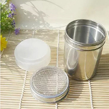 Stainless Steel Chocolate Shaker Cocoa Flour Salt Powder Icing Sugar Cappuccino Coffee Sifter Lid Hot Sale 2024 - buy cheap
