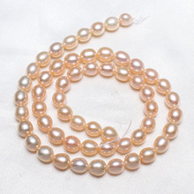 Cultured Potato Freshwater Pearl Beads Natural 6-7mm Approx 0.8mm Sold Per Approx 15.3 Inch Strand 2024 - buy cheap