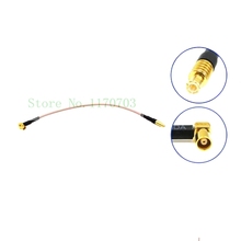 Conector de cable macho RG316 MCX hembra a MCX macho, ángulo recto de Cable Coaxial RF, (10cm,15cm,20cm), 5 uds. 2024 - compra barato