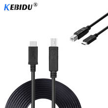 Кабель для передачи данных Kebidu USB 3,1, кабель для передачи данных USB Type-C, штекер USB 2,0 B, кабель для передачи данных для жесткого диска, смартфона 2024 - купить недорого