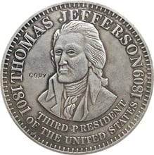 США 1826 копия монеты Джефферсона 2024 - купить недорого
