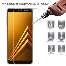 Película protetora para tela de celular, filme de vidro temperado original 9h à prova de explosão para samsung galaxy a8 2018 a530f 2024 - compre barato