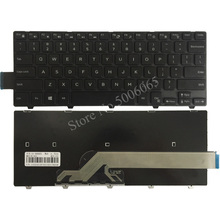 Новая черная клавиатура для ноутбука DELL Inspiron 14 5448 5451 5455 5442 5445 5447 5458 5452 5457 2024 - купить недорого