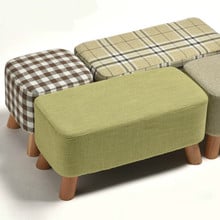 Nordic Style Shoes Bench Simple Modern Fashion Cloth Sofa Stool Fabric Shoes Bench Sofa Taburete Multifunction Ottoman Pouf 2024 - buy cheap