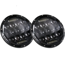 Marlaa 7 "led drl h4 faróis para vaz 2101 7 Polegada led faróis para lada niva 4x4 suzuki samurai para jeep hummer land rover 2024 - compre barato