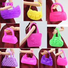 10 PCS Mix Styles Doll Bags Accessories Toy Colorized Fashion Morden Bags For Barbies 1/6 Doll Birthday Xmas Gift 2024 - buy cheap