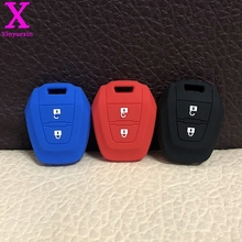 Xinyuexin Silicone Car Key Cover FOB Case for Isuzu DMAX MUX Truck 2 Buttons Remote Key Case for Isuzu Car Car-styling 2024 - buy cheap