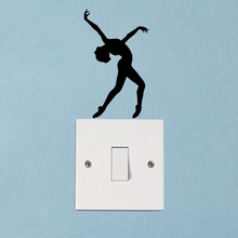 Ballerina Sport Dancer Vinyl Decor Home Wall Stickers Light Switch Decals 5WS1370 2024 - buy cheap