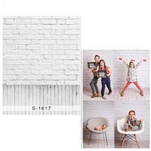 DAWNKNOW White Brick Wall Vinyl Photography Background For Newborn New Fabric Polyester Backdrop For Children Photo Studio 1617 2024 - buy cheap