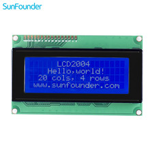 Модуль SunFounder LCD2004, 20 х4, 5 В, экран для Raspberry Pi, дисплей Arduino Uno R3 Mega2560 2024 - купить недорого