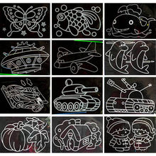 1 Pcs Scratch Art Paper Magic Painting Paper with Drawing Stick For Kids Toy Colorful Drawing Toys 2024 - buy cheap